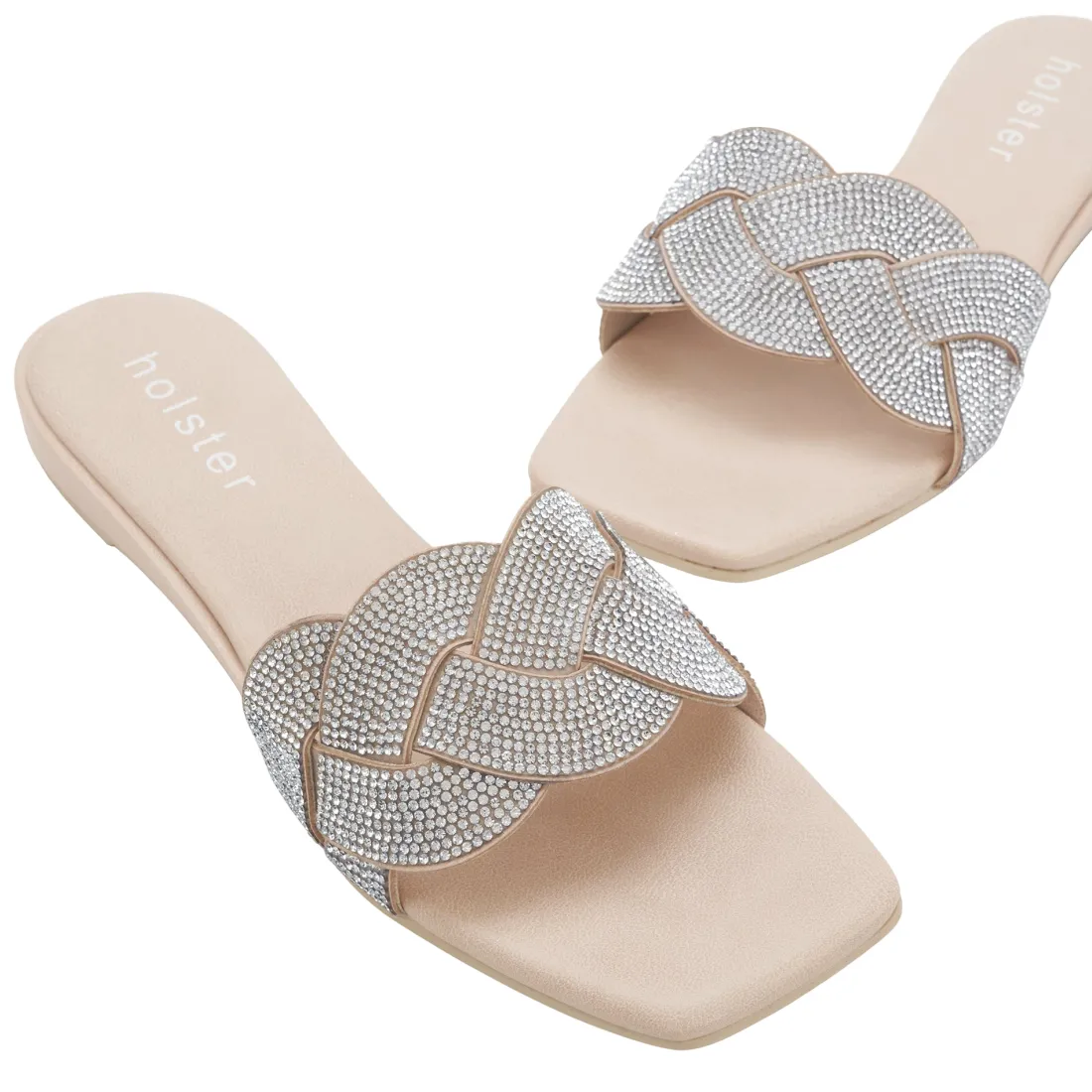 Slides | Sandals^holster AnastasiaLowWedge- Beige