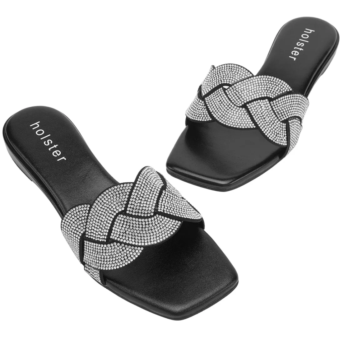 Slides | Sandals^holster AnastasiaLowWedgeBundle- Beige/Black