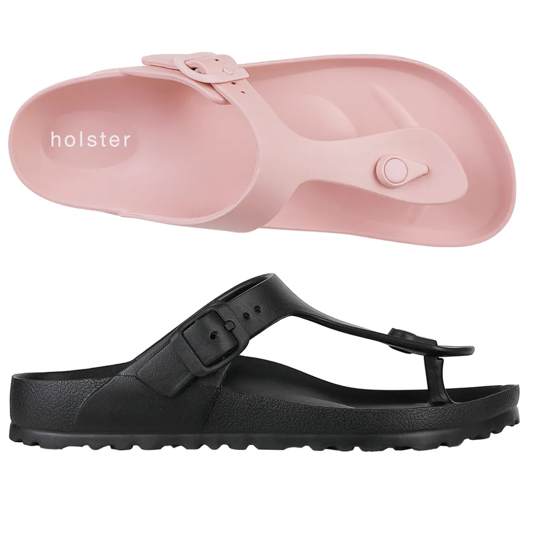 Slides | Flats^holster CoastalBundle- Blush/Black