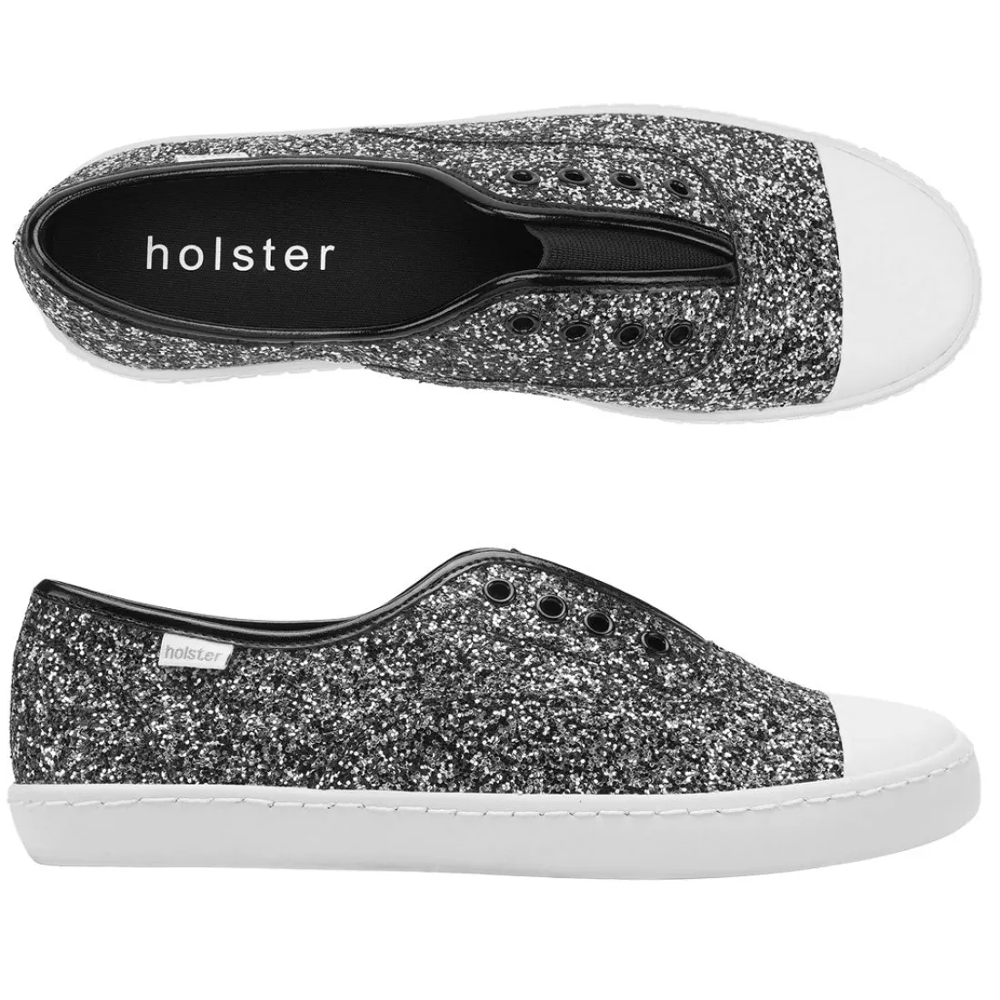 Canvas & Sneakers | Flats^holster Diaz- BlackSilver