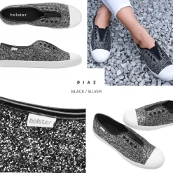Canvas & Sneakers | Flats^holster Diaz- BlackSilver