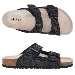 Slides | Sandals^holster FarahBundle- Black/LightGold