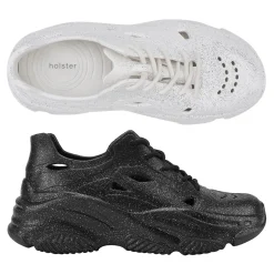 Canvas & Sneakers | Flats^holster FierceBundle- WhiteGlitter/BlackGlitter