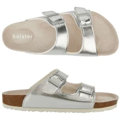 Slides | Flats^holster Frankie- Silver