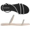Slides | Sandals^holster Geneva&TianaBundle- Black/Beige