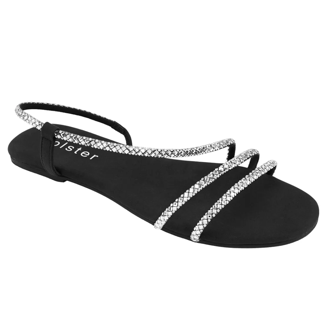Slides | Sandals^holster Geneva&TianaBundle- Black/Beige