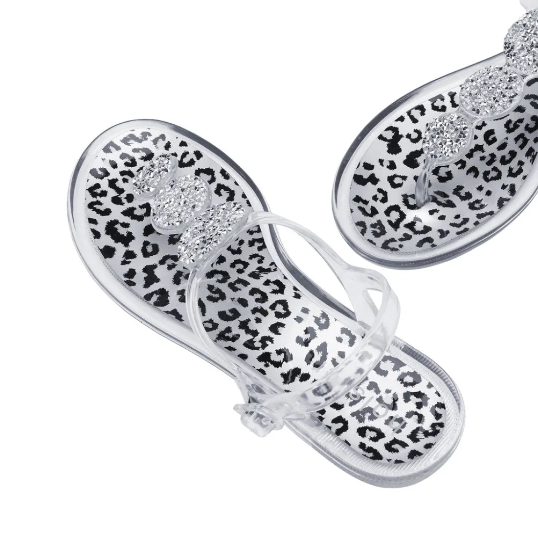 Sandals^holster Glamorize- Clear