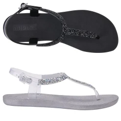 Sandals | Flats^holster GoldieBundle- Black/Moonstone