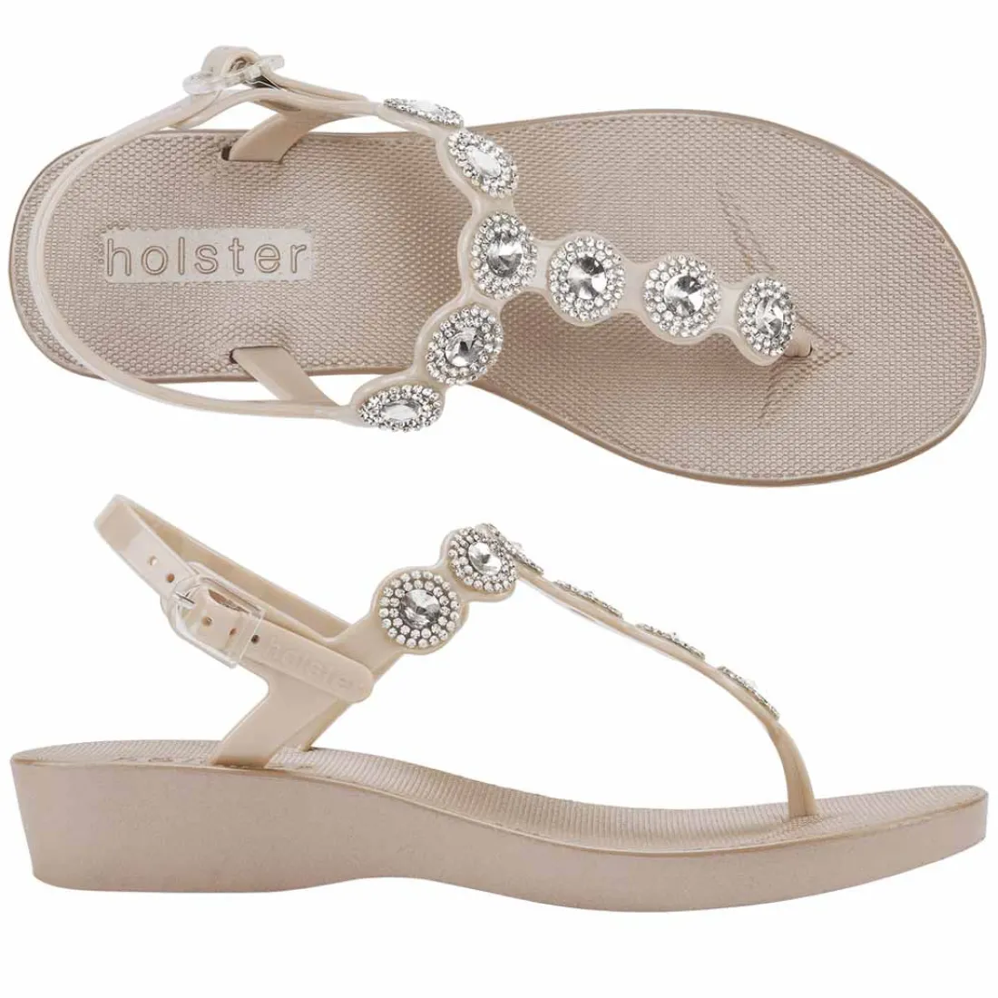 Sandals | Wedges^holster GorgeousWedge- Champagne