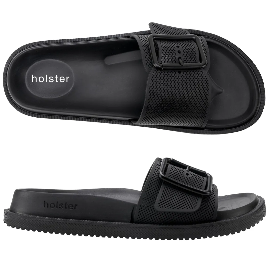 Slides | Sandals^holster Laze- Black