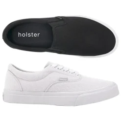 Adults | Canvas & Sneakers^holster Mavericks&VertBundle- Black/White