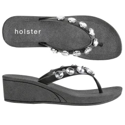 Sandals | Wedges^holster NeptuneWedgeBundle- Black/Champagne