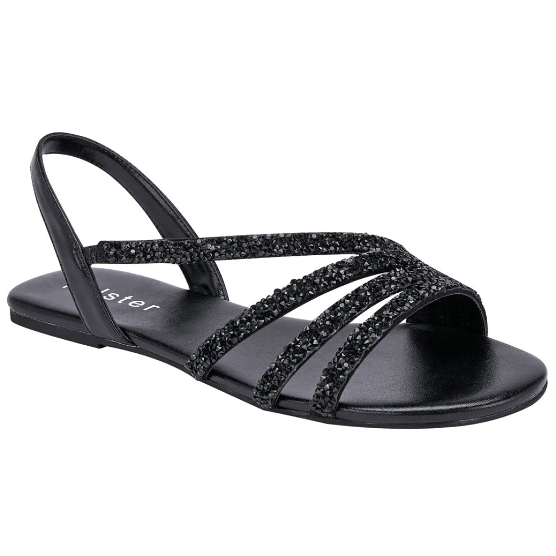Sandals | Flats^holster Party- Black