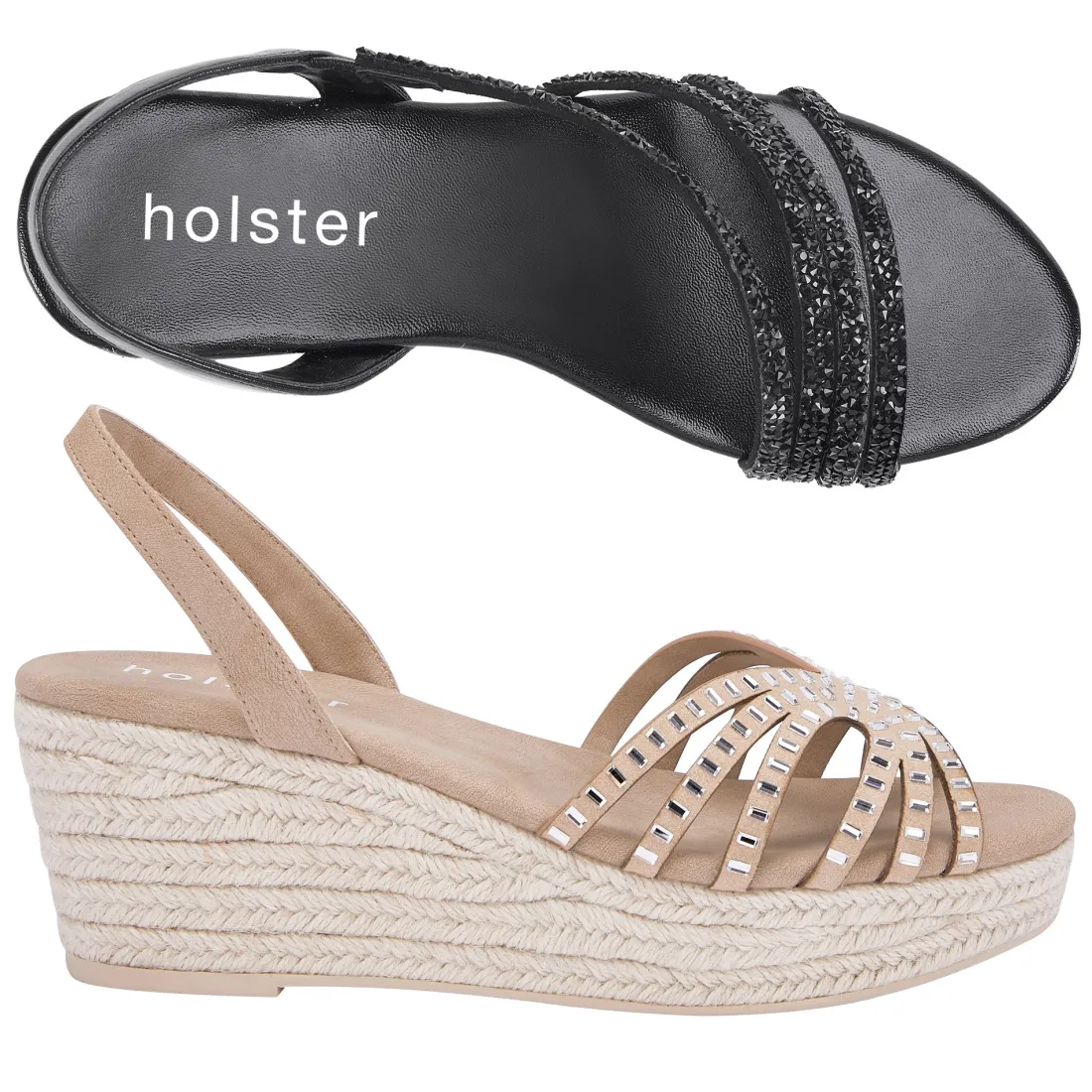 Espadrilles | Sandals^holster PartyEspadrille&MermaidEspadrilleBundle- Black/Beige