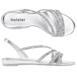 Sandals | Wedges^holster PartyLowWedge&RevelLowWedgeBundle- Silver/Black