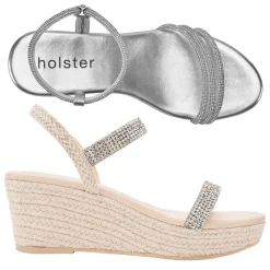 Sandals | Wedges^holster RevelWedge&BeautyEspadrilleBundle- Silver/Beige