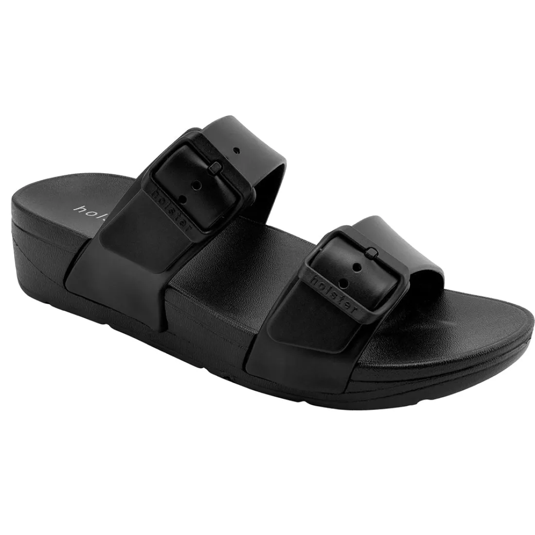 Slides | Sandals^holster SkyhighWedge- Black