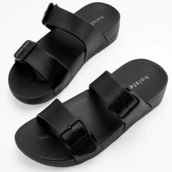 Slides | Sandals^holster SkyhighWedge- Black