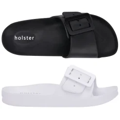 Slides | Sandals^holster SolaceBundle- Black/White