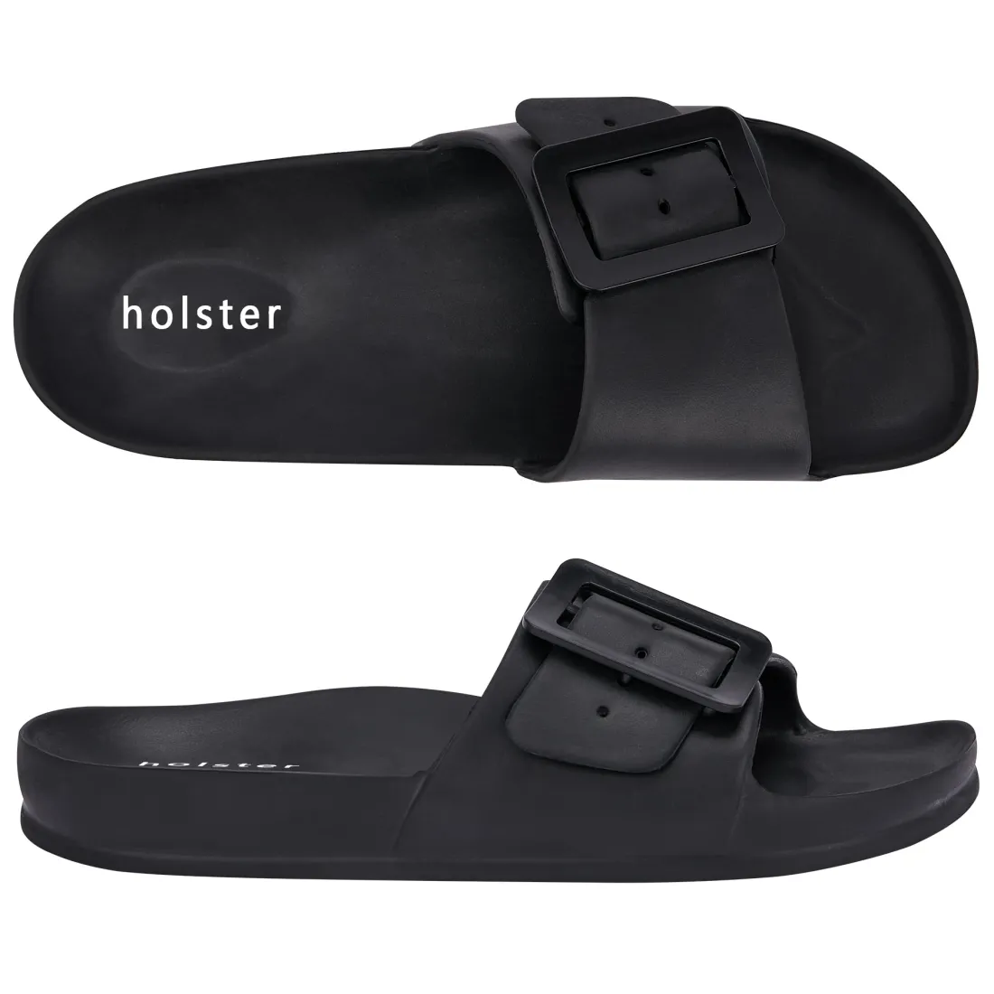 Slides | Sandals^holster SolaceBundle- Black/White