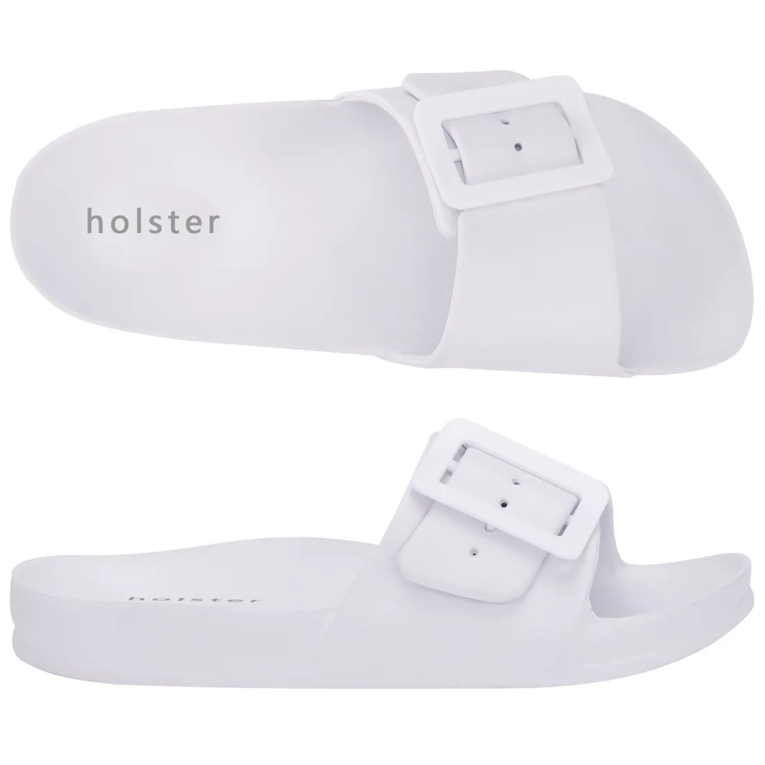Slides | Sandals^holster SolaceBundle- Black/White