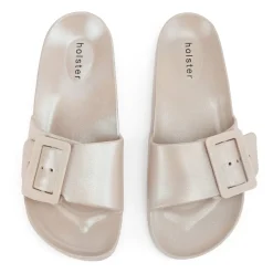 Slides | Sandals^holster SolaceBundle- SandMetallic/Black
