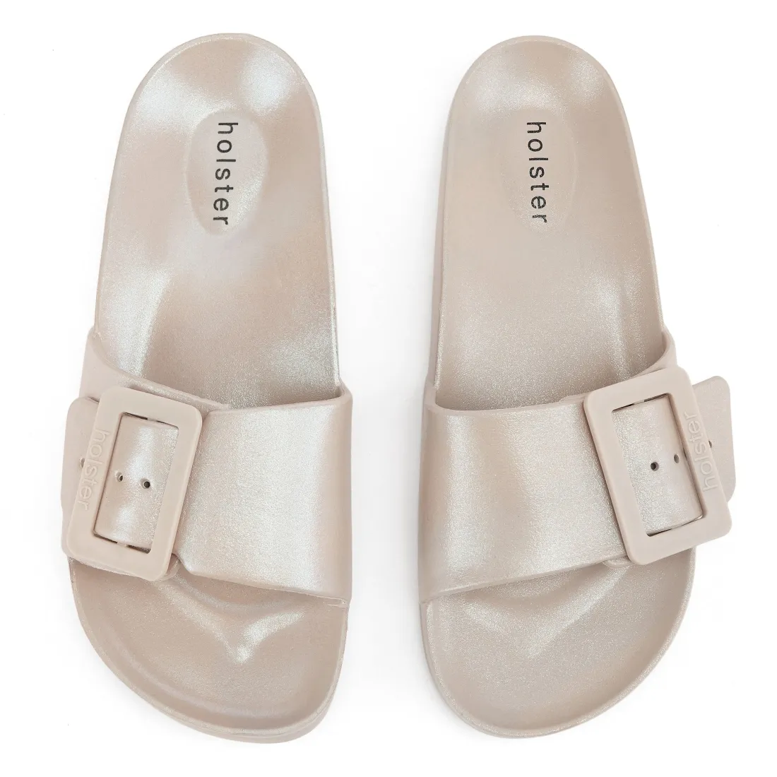 Slides | Sandals^holster SolaceBundle- SandMetallic/Black