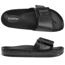 Slides | Sandals^holster SolaceGlitter- BlackGlitter