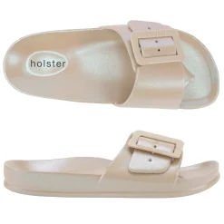 Slides | Sandals^holster Solace- SandMetallic