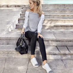 Canvas & Sneakers | Flats^holster StardustBundle- Black-Black/White