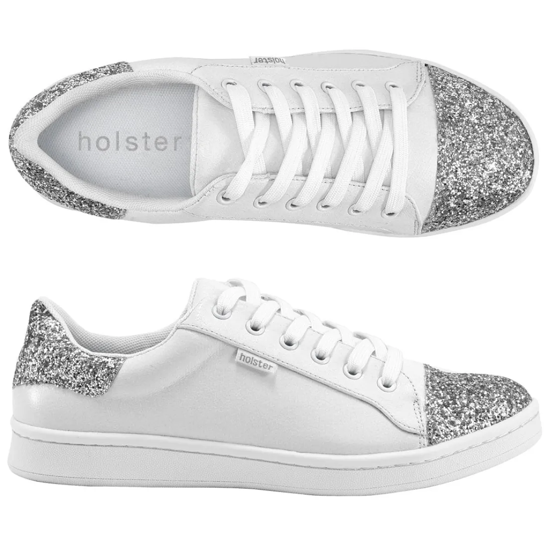 Canvas & Sneakers | Flats^holster StardustBundle- Black-Black/White