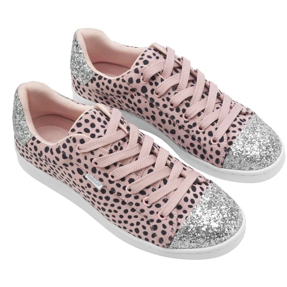 Canvas & Sneakers | Flats^holster StardustBundle- BlushCheetah/White