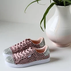 Canvas & Sneakers | Flats^holster StardustBundle- BlushCheetah/White