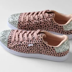 Canvas & Sneakers | Flats^holster StardustBundle- BlushCheetah/White