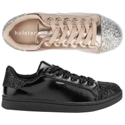 Canvas & Sneakers | Flats^holster StardustBundle- ChampagneGold/Black-Black