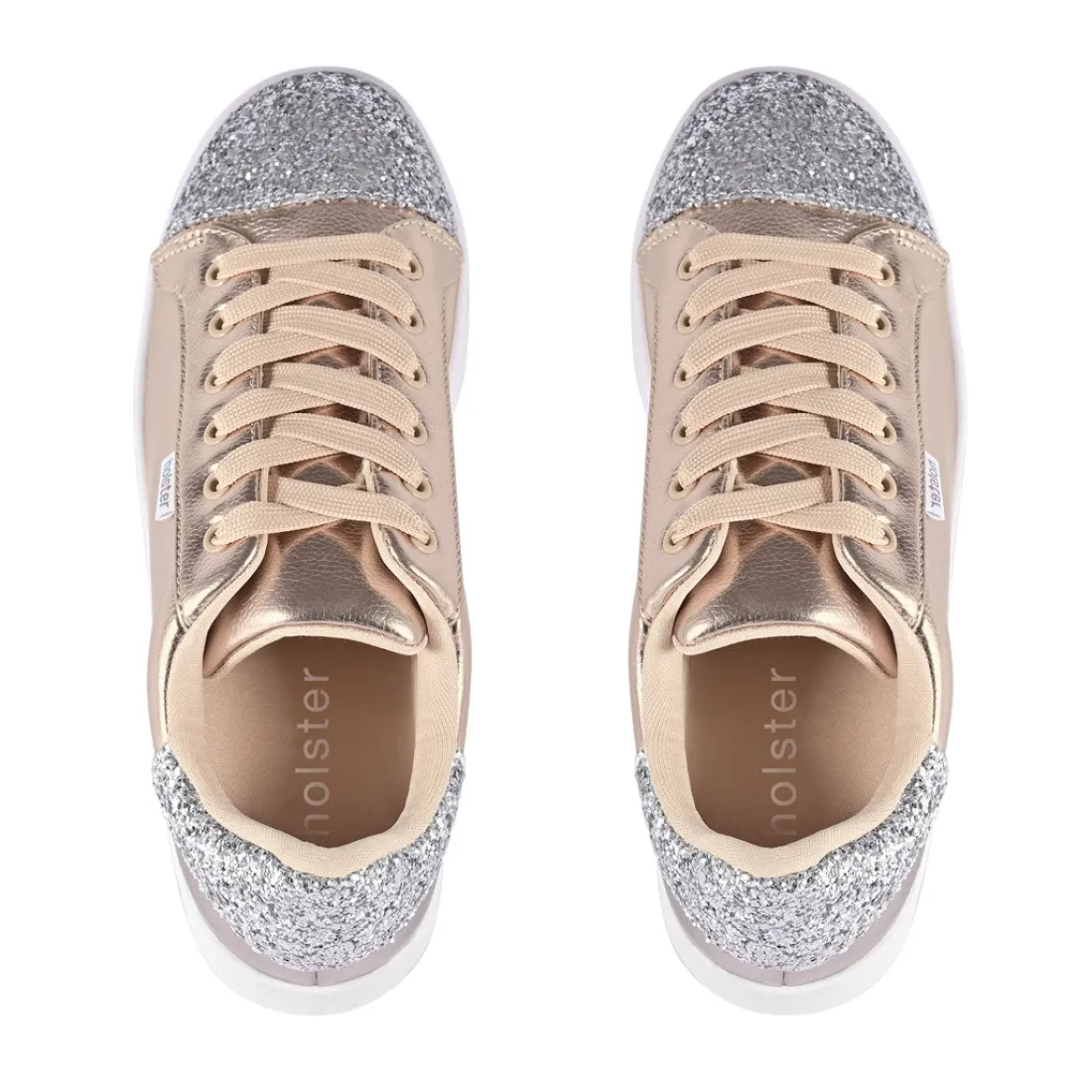 Canvas & Sneakers | Flats^holster StardustBundle- ChampagneGold/Black-Black