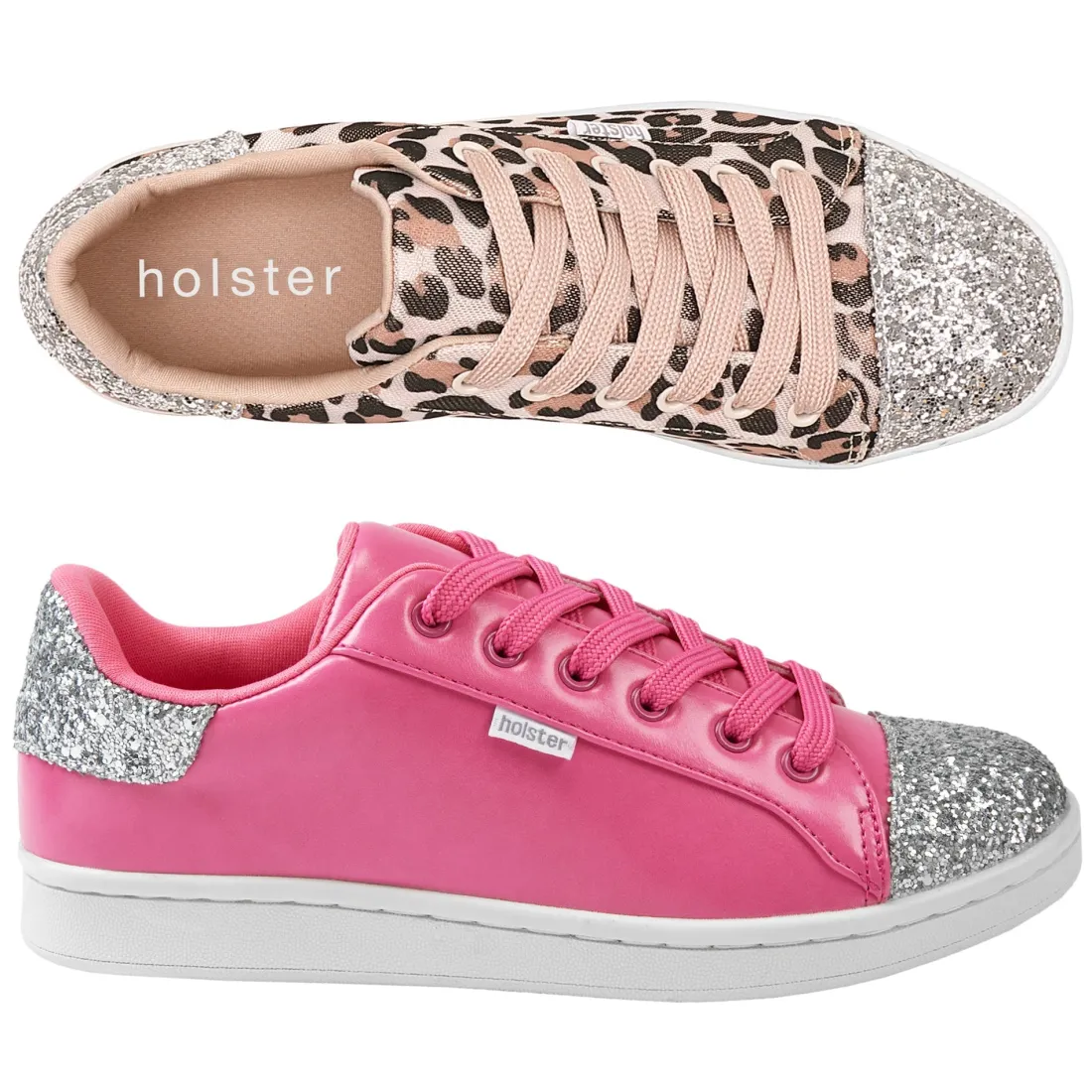 Flats^holster StardustBundle- Leopard/HotPink