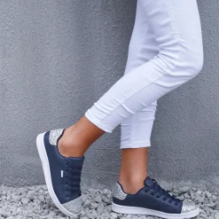 Canvas & Sneakers | Flats^holster StardustBundle- Navy/White
