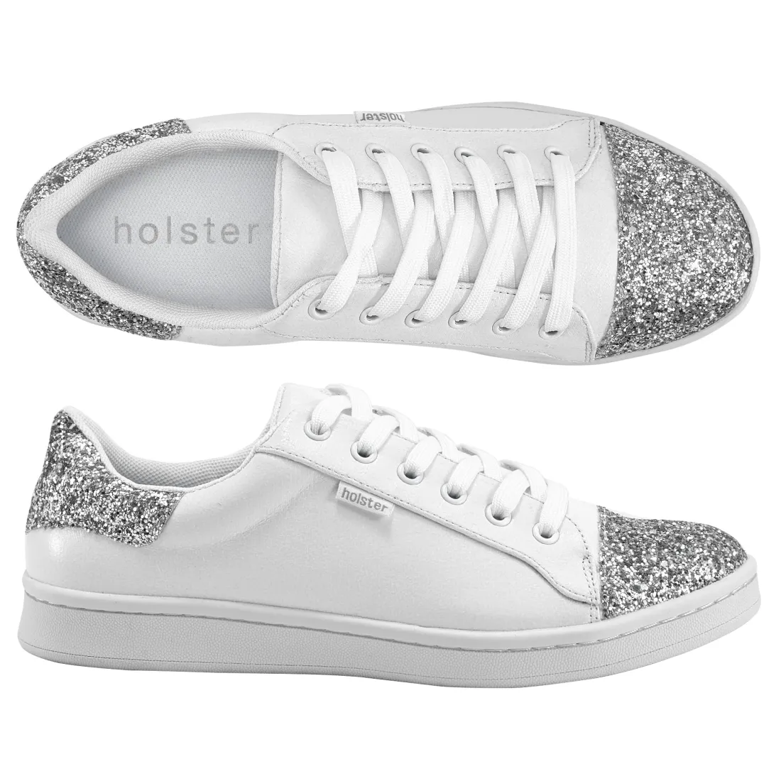 Canvas & Sneakers | Flats^holster StardustBundle- White/Cheetah