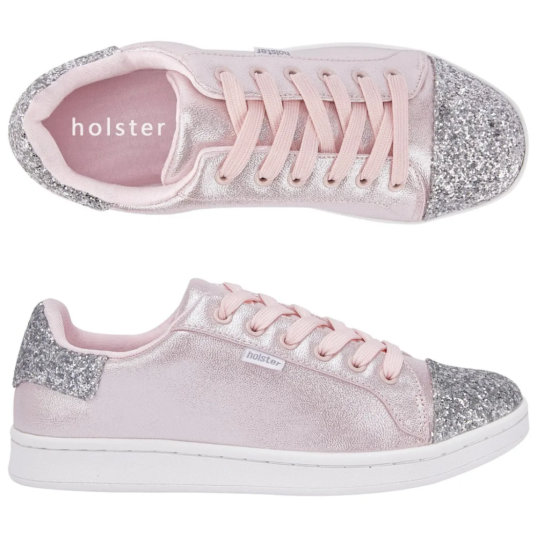 Canvas & Sneakers | Flats^holster StardustBundle- White/Rose