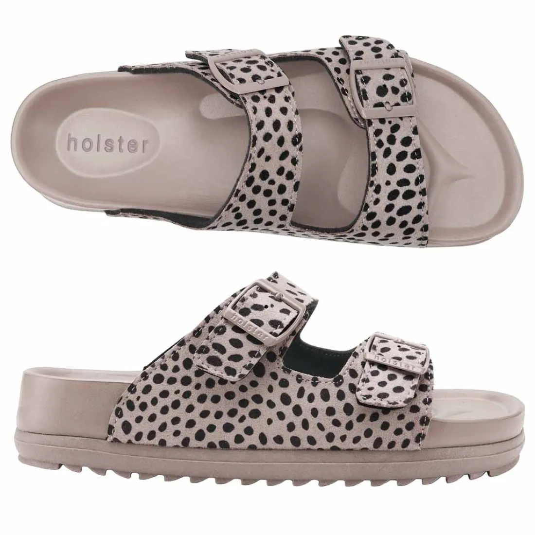 Slides | Sandals^holster StrideBundle- Cheetah/Beige