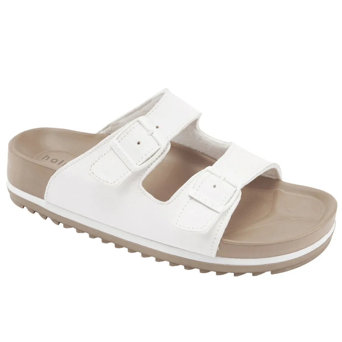 Slides | Sandals^holster StrideBundle- White/Cheetah