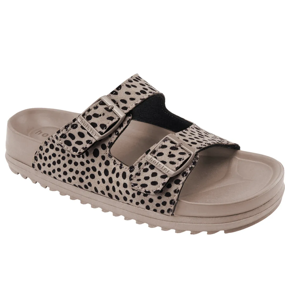 Slides | Sandals^holster StrideBundle- White/Cheetah