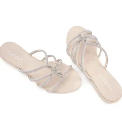 Slides | Sandals^holster SundanceLowWedge- Beige