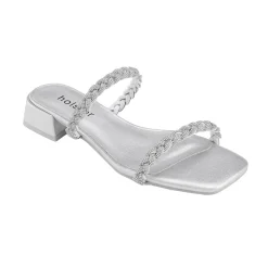 Slides | Sandals^holster TianaHeel- Silver