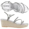 Espadrilles | Wedges^holster VivaEspadrille- Silver