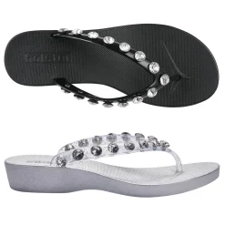 Sandals | Wedges^holster WaikikiWedgeBundle- Black/ClearGlitter
