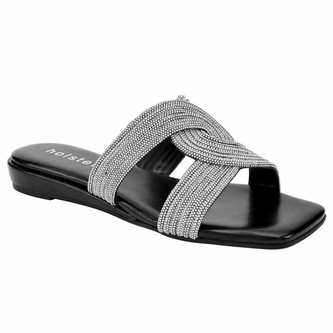 Slides | Sandals^holster ZaraLowWedgeBundle- Black/Silver