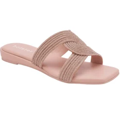 Slides | Sandals^holster ZaraLowWedge- Tan